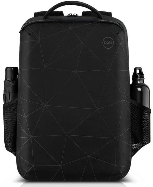 Рюкзак для ноутбука Dell Essential Backpack 15" ES1520P Черный 15.6" Водоотталкивающая ткань. Смягчающие наплечные ремни с регулировкой. Светоотраж. элементы, вентилируемая спинка, боковые карманы для бутылки/зонта, передний водостойкий карман на молнии.