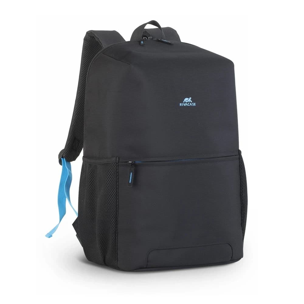 Рюкзак для ноутбука RivaCase 8067 15.6" Full size Черный рюкзак. Ремешок крепления, карман для телефона, карман для бутылки, плечевой ремень, водонепр-й материал, наплечные ремни