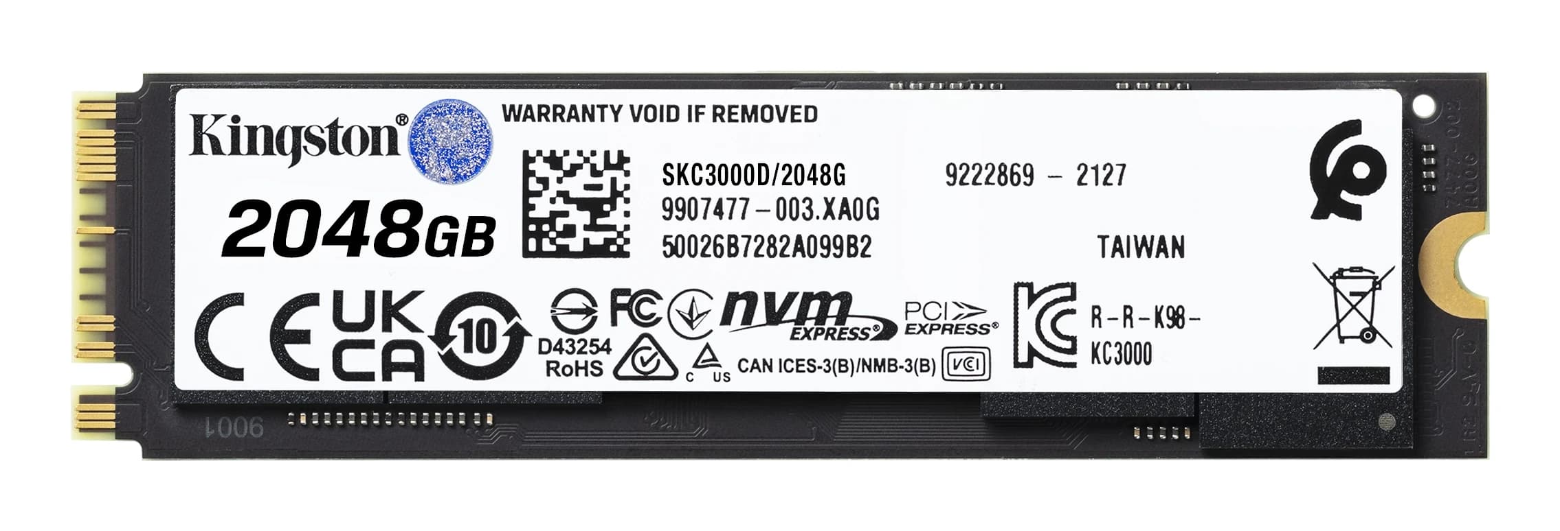 SSD KINGSTON KC3000 2TB M.2 2280 NVMe