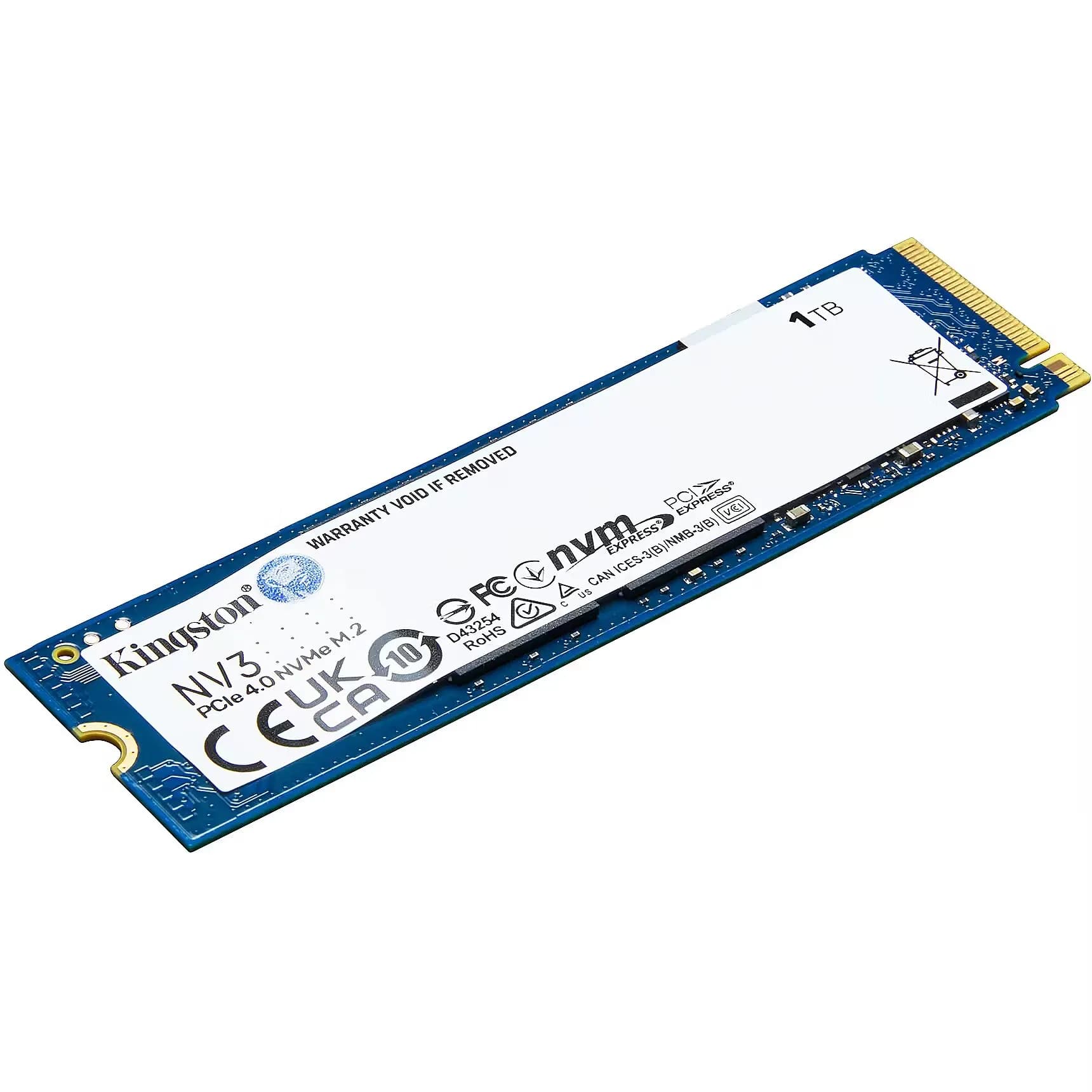 SSD KINGSTON NV3 1TB M.2 2280 PCIe 4.0 x4 NVMe 6000/4000