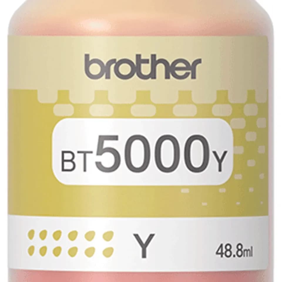 Картридж Brother (BT5000Y) Yellow 48.8 ml Cartridge for ink printer DCP-T520W/ T520/T420/T500W/T820/T310/T710/T225/T510/T720/T420W/T300/T700W