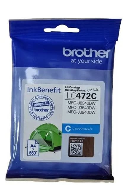 Картридж Brother LC472 C Cyan Cartridge for ink printer MFC-J2340DW / J3540DW / J3940DW