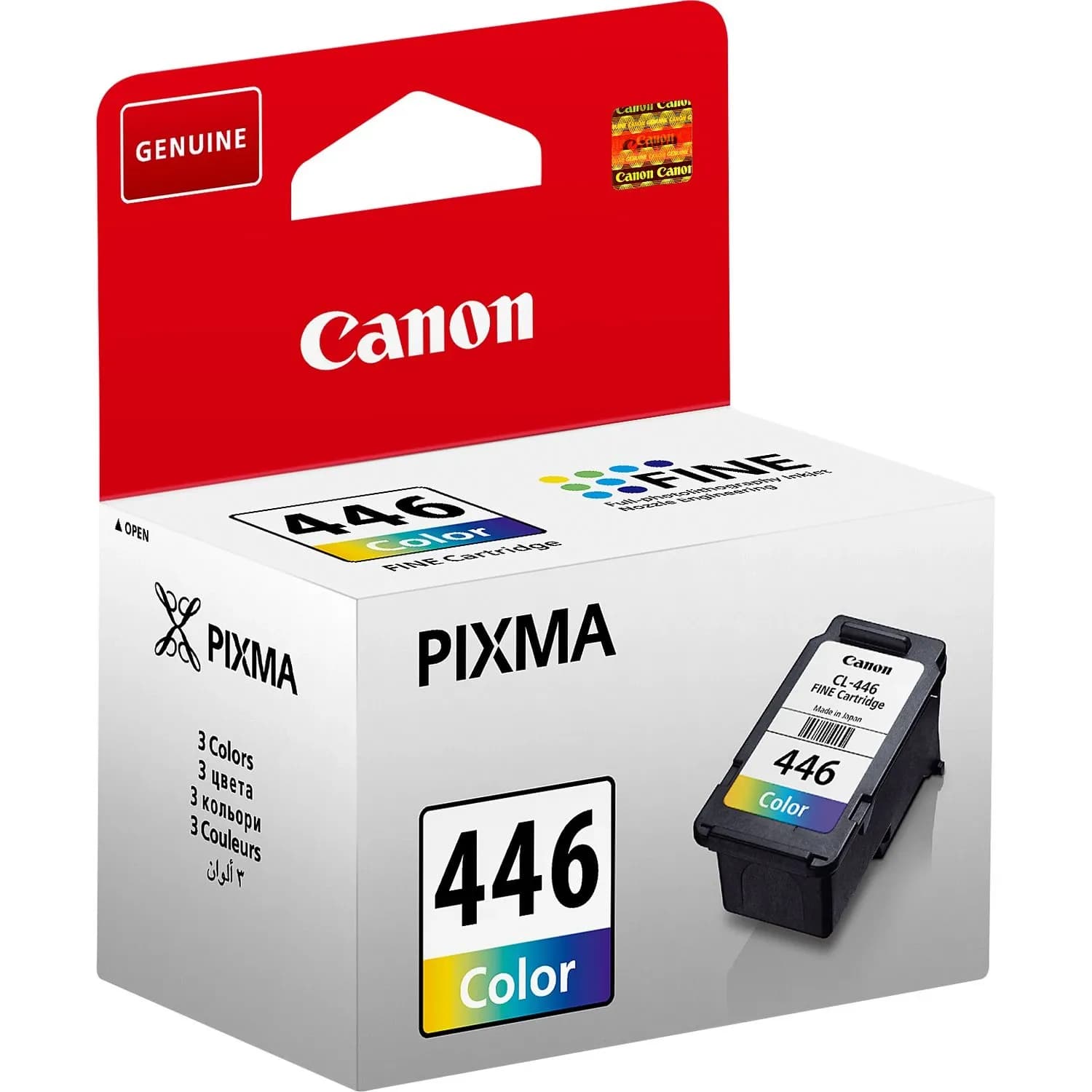 Картридж Canon CL-446, 8285B001, для PIXMA TS304, MG2541S, TR4640, TS3340/TS3440/TS3640, 180 стр. (A4)