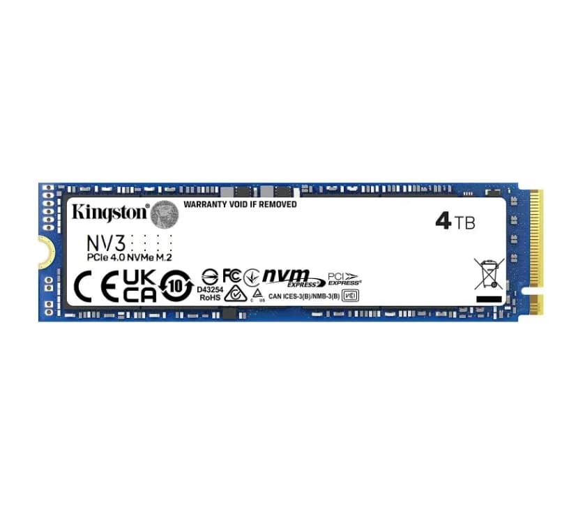 SSD KINGSTON NV3 4TB M.2 2280 PCIe 4.0 x4 NVMe 6000/5000