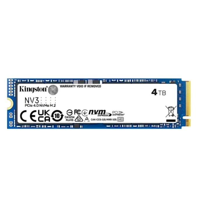 SSD KINGSTON NV3 4TB M.2 2280 PCIe 4.0 x4 NVMe 6000/5000