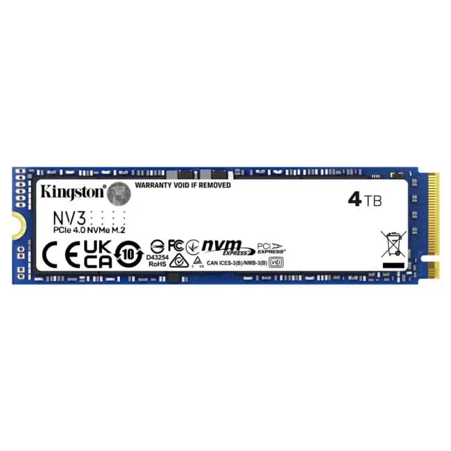 SSD KINGSTON NV3 4TB M.2 2280 PCIe 4.0 x4 NVMe 6000/5000