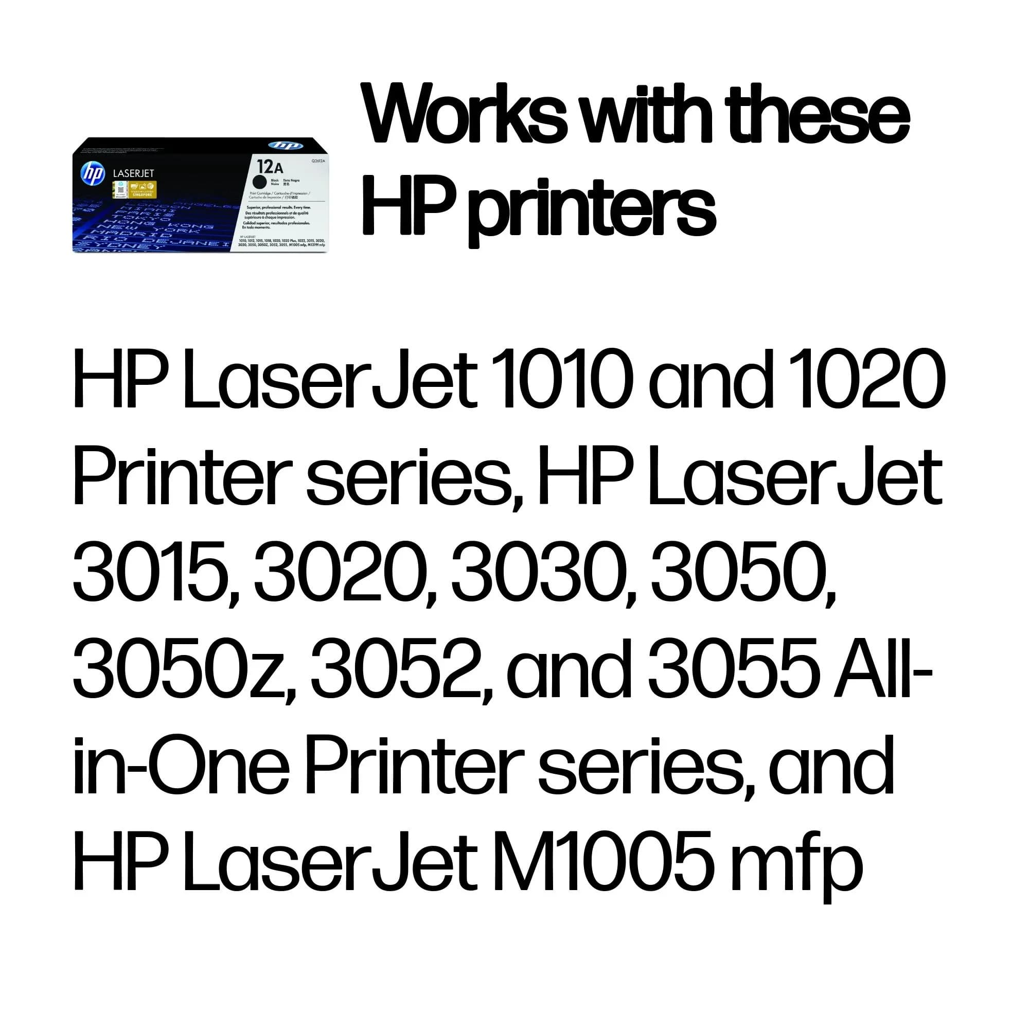 Картридж HP (Q2612A) Cartridge for laser printer LJ 1010/1012/1015/3020/3030 - T