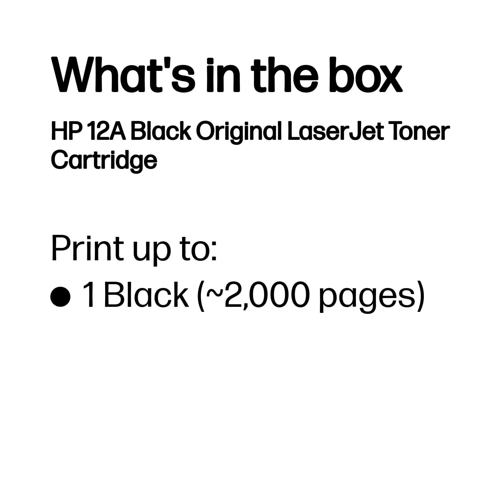 Картридж HP (Q2612A) Cartridge for laser printer LJ 1010/1012/1015/3020/3030 - T