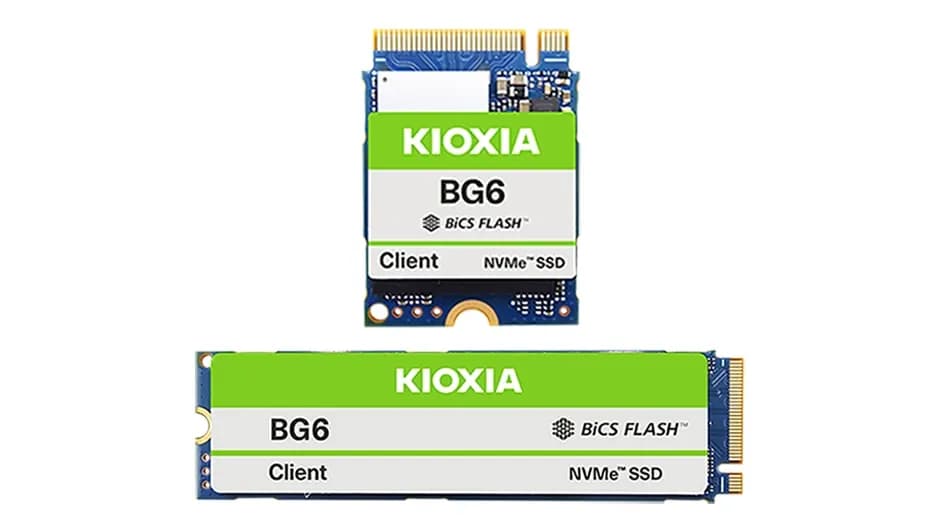 SSD KIOXIA KBG60ZNS256G 256GB M.2 2230 PCIe4x4 NVMe R:4400MB/s W:3000MB/s