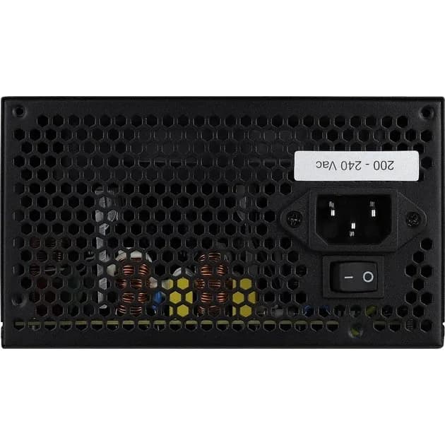 Блок питания 600W Aerocool VX PLUS Stealth 600, 600W, ATX, passive-PFC, 20+4 pin, 3*Sata, 3*Molex, 1*PCI-E 6 pin, поддержка Haswell, вентилятор 12 см, кабель питания, черный