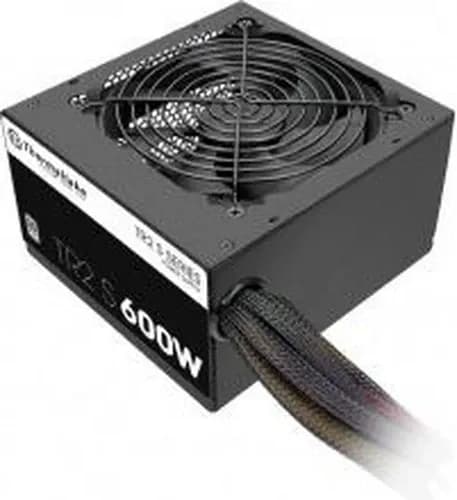Блок питания 600W Thermaltake TR2 S 600W, ATX, 80 PLUS®, APFC, 20+4 pin, 4+4pin, 5*Sata, 4*Molex, 1*FDD, 2*PCI-E 6+2 pin, Вентилятор 12 см, Кабель питания, Черный[PS-TRS-0600NPCWEU-2]