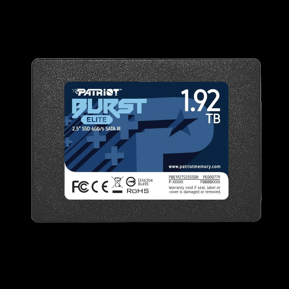 SSD PATRIOT BURST ELITE 1920GB 3D NAND SATAIII 450/320MB