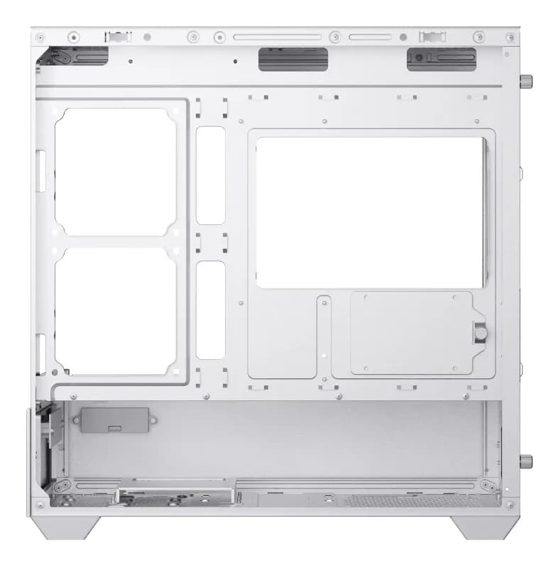 Корпус Aerocool P300D Digi-G-WT-v1, micro ATX/mini-ITX,USB3.0,USB-C,HD-Audio+Mic,Кулер 12см,Высота CPU кулер до165мм,VGA до 418мм,1x3.5”/2x2.5,212x420x420 мм,Без Б/П,Белый,Included ARGB 3x120mm