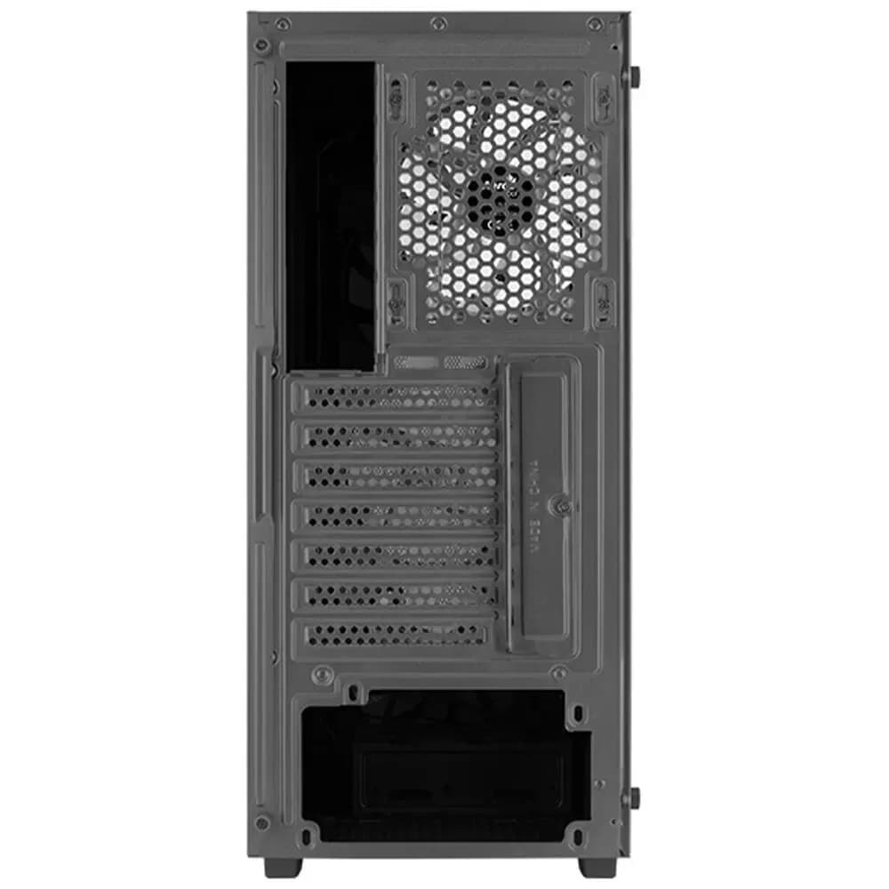 Корпус Aerocool Volcan-G-BK-v1, ATX/micro ATX/mini-ITX, USB 3.0/2*2.0, Audio+Mic, установлены 4xRGBх12см кулера, Выс .проц.кул. до 158мм,Дл VGA до 345мм (без пер.кул),2*3.5"/4*2.5",Толщ 0,5мм, 200x448.5x405мм, Без Б/П,Черный