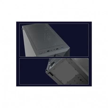 Корпус Aerocool Volcan-G-BK-v1, ATX/micro ATX/mini-ITX, USB 3.0/2*2.0, Audio+Mic, установлены 4xRGBх12см кулера, Выс .проц.кул. до 158мм,Дл VGA до 345мм (без пер.кул),2*3.5"/4*2.5",Толщ 0,5мм, 200x448.5x405мм, Без Б/П,Черный