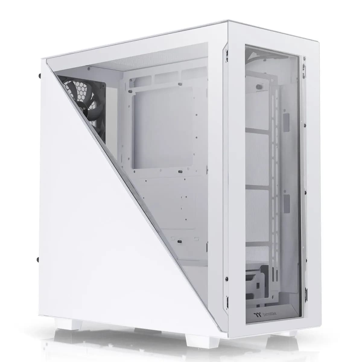 Корпус Thermaltake Divider 300 TG Snow/White CA-1S2-00M6WN-00, Tempered Glass x 2, ATX/Micro ATX/Mini ITX USB2x3.0+1xTypeC, HD-Audio, Высота CPU куллера до 145мм, VGA до 360мм, 475x220x461мм, Без Б/П, Белый