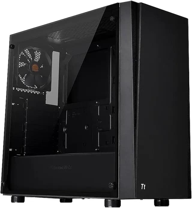 Корпус Thermaltake Versa J21 TG CA-1K1-00M1WN-00 ATX/Micro ATX/Mini ITX, USB1 3.0, USB2 2.0, HD-Audio, Куллер 1 120мм, Высота CPU куллера до 160мм, VGA до 310мм, 465x205x447мм, Без Б/П, Черный
