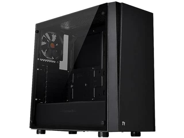 Корпус Thermaltake Versa J21 TG CA-1K1-00M1WN-00 ATX/Micro ATX/Mini ITX, USB1 3.0, USB2 2.0, HD-Audio, Куллер 1 120мм, Высота CPU куллера до 160мм, VGA до 310мм, 465x205x447мм, Без Б/П, Черный
