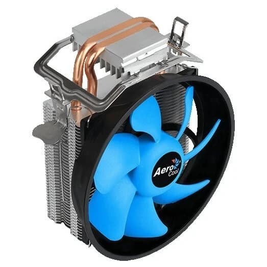 Кулер для процессора Aerocool Verkho 2 Plus Intel 1700/1200/115X/775/AM5/AM4/AM3+/AM3/AM2+/AM2/FM2/FM1, 115W, 120мм, 1000-2000 об/мин, 26.7 дБA, 4pin, 2 теплотрубки, Габариты 140 х 125 х 72 мм, Черный