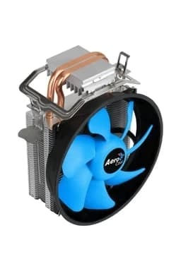 Кулер для процессора Aerocool Verkho 2 Plus Intel 1700/1200/115X/775/AM5/AM4/AM3+/AM3/AM2+/AM2/FM2/FM1, 115W, 120мм, 1000-2000 об/мин, 26.7 дБA, 4pin, 2 теплотрубки, Габариты 140 х 125 х 72 мм, Черный