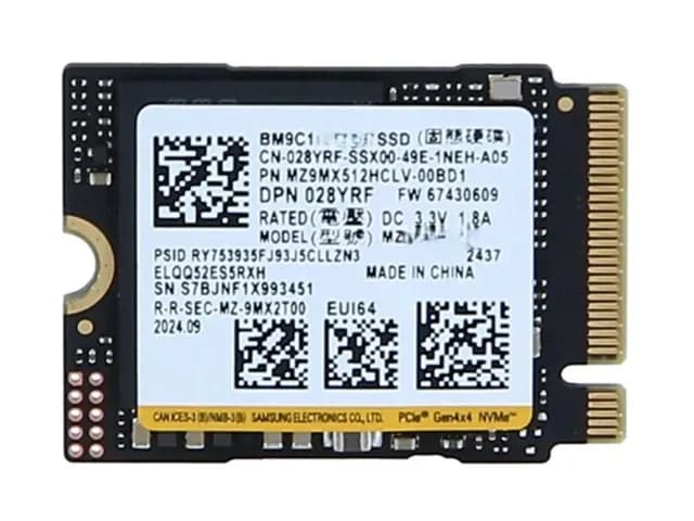 SSD SAMSUNG BM9C1 MZ-9MX512A 512GB M.2 NVME PCIE4.0x4 2230 4600/2600 MB/s