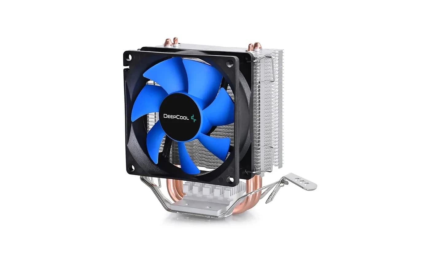 Кулер для процессора DEEPCOOL ICE EDGE MINI FS v2.0 DP-MCH2-IEMV2, Intel 1200/1156/1155/1151/1150 и AMD FM2/FM1/AM3+/AM3/AM2+/AM2, 95W, 80мм, 2200+-10% об/м, 24,7 дБА, 3pin, Габ.119х75х112мм, Черн