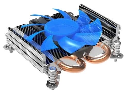 Кулер для процессора PCCooler S85, система охлаждения, blue Cooler for S1700/1200/115x/775, 1000-2700 rpm, 90W, 35CFM, 2 тепловые трубки, 1U for HTPC