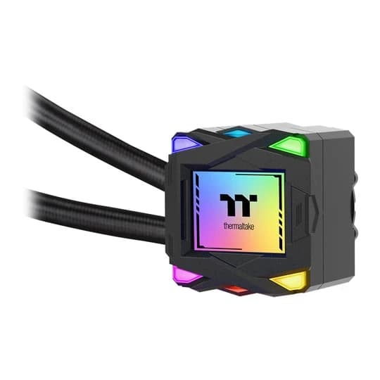 Система жидкостного охлаждения Thermaltake LA240 ARGB Sync AIO Liquid Cooler/All-In-One Liquid Cooler Sys/120 ARGB Fan x1/TDP 350W,PWM600-2500RPM/MB Sync only Intel LGA 2066/2011-3/2011/1851/1700/1200/115x and AMD AM5/AM4/AM3+/AM3/Black [CL-W457-PL12SW-A]