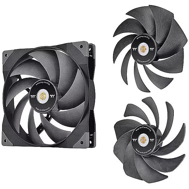 Вентилятор Thermaltake SWAFAN GT14 (120 мм, 26.1 дБА) чёрный [CL-F157-PL14BL-A]