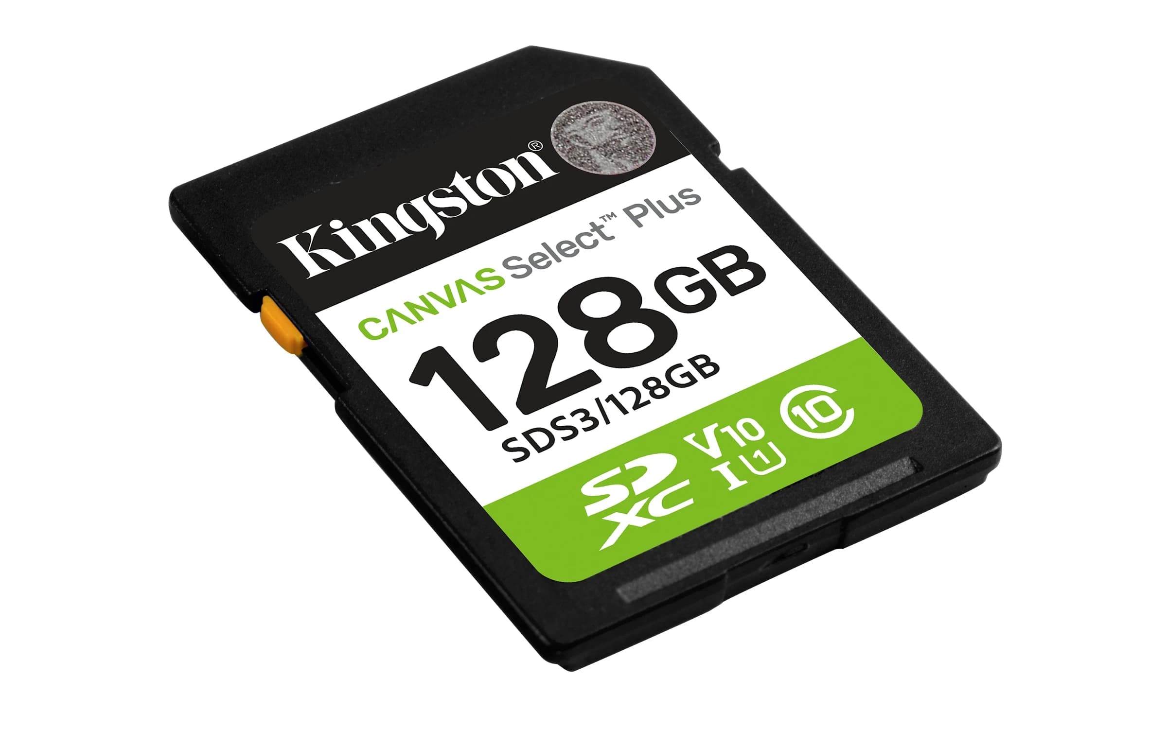 Карта памяти Secure Digital Card Kingston 128GB Canvas Select Plus U3/V30 [SDS3/128GB]