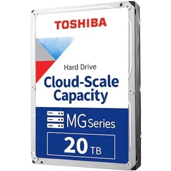 Жесткий диск HDD 20TB Toshiba Enterprise MG10, SAS 12Gb/s, 7200rpm, 512MB, 3.5" CMR [MG10SCA20TE]