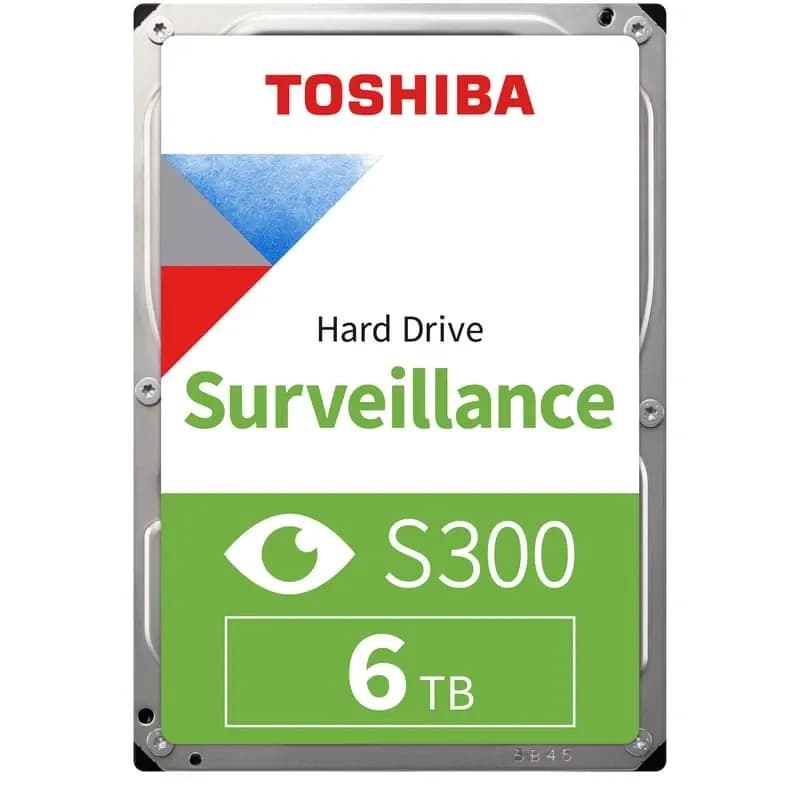 Жесткий диск HDD 6TB Toshiba S300, 5400rpm, 256MB, SATA III, S300 Surveillance [HDWT860UZSVA]