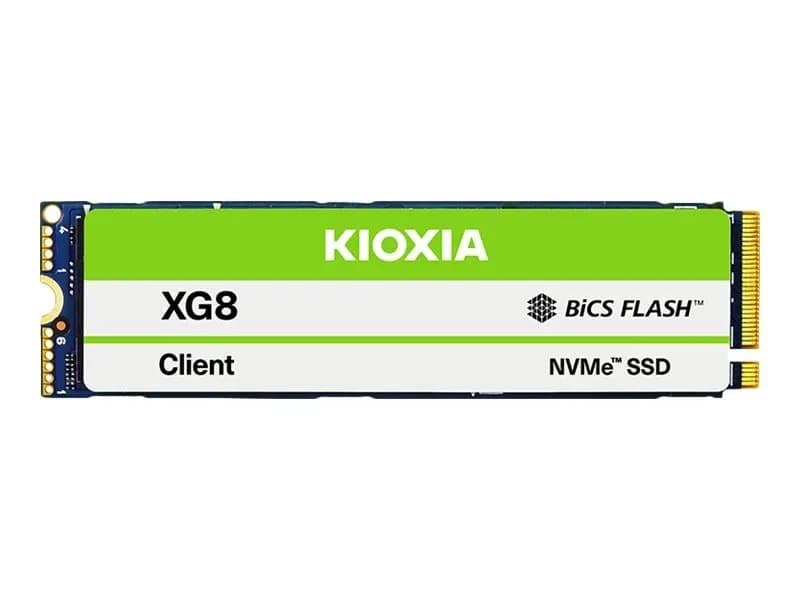 Твердотельный накопитель SSD 1024GB KIOXIA (Toshiba) XG8 Series M.2 2280 PCI Express 3.0 x4 (NVMe R/W:7000/5600MB/s) [KXG80ZNV1T02] pulled