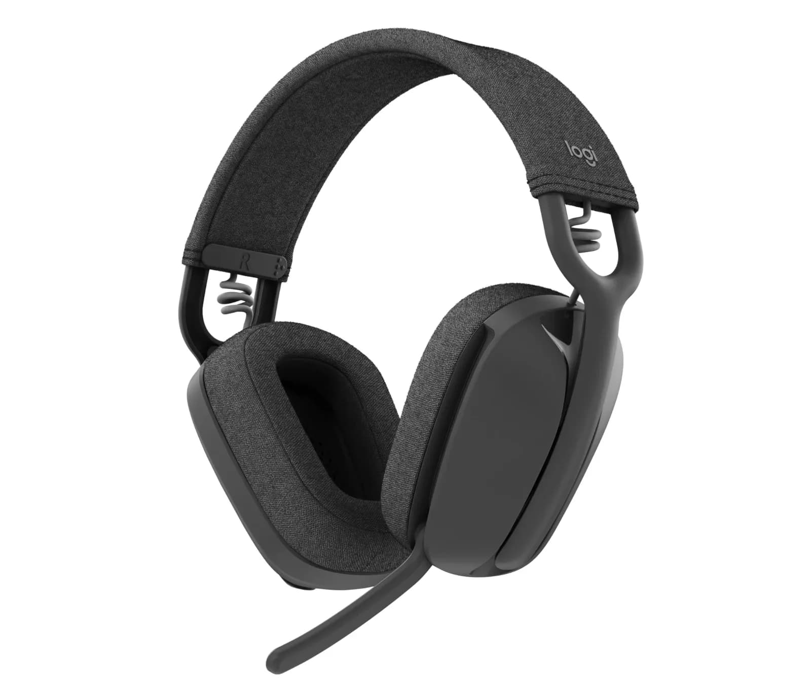 Беспроводные наушники Logitech ZONE VIBE 100 с микрофоном, 20-20000Гц, Bluetooth 5.2, USB Type-C, 185г, графитовые [981-001213]