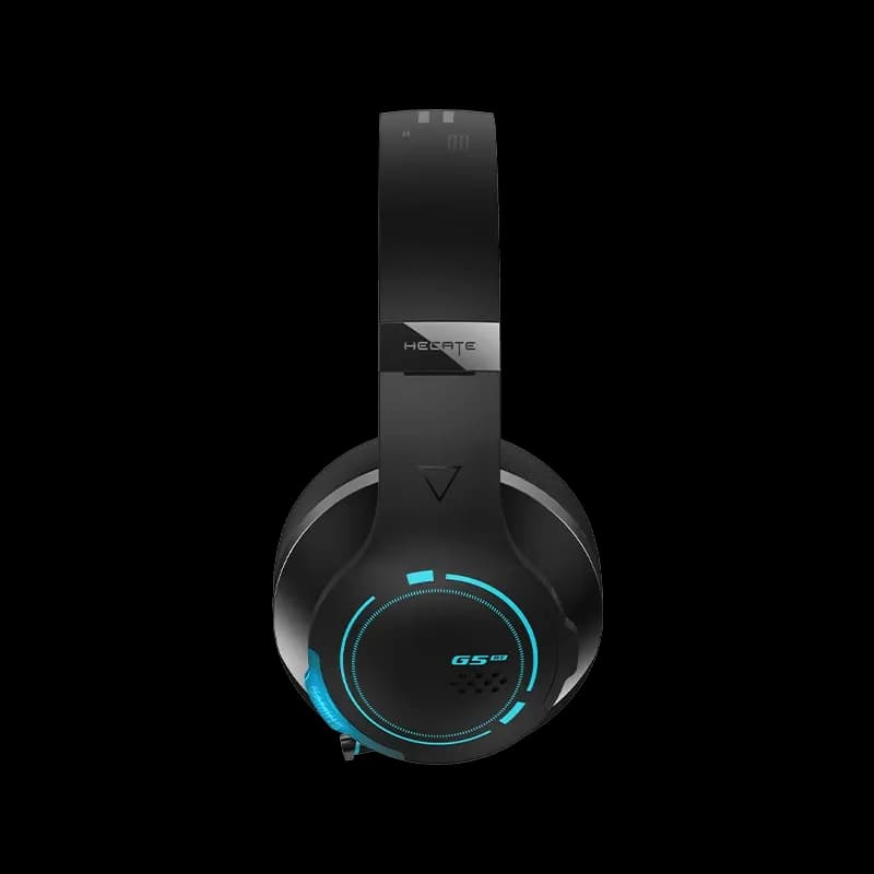 Беспроводные наушники с микрофоном Edifier G5BT, Bluetooth 5.2 + 3.5 mm, Dual Микрофон, USB-TypeC, RGB, Звуковой эффект H+, Время работы до 40 ч, 20 Гц-40 кГц, Черный
