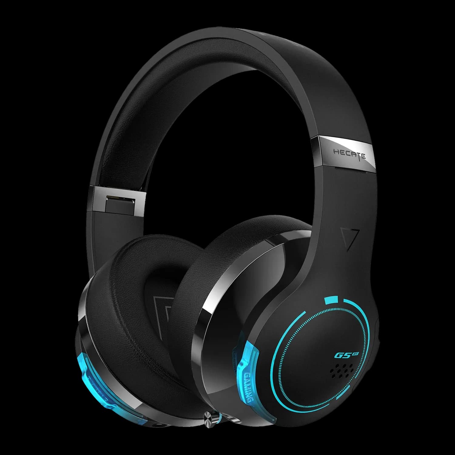 Беспроводные наушники с микрофоном Edifier G5BT, Bluetooth 5.2 + 3.5 mm, Dual Микрофон, USB-TypeC, RGB, Звуковой эффект H+, Время работы до 40 ч, 20 Гц-40 кГц, Черный