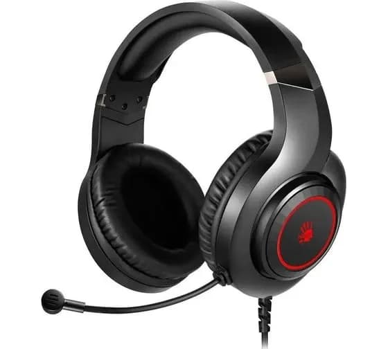 Наушники с микрофоном A4Tech Bloody G220S, Black/Red, 20-20000Ghz, 100dB, 44dB(mic), USB, 2m