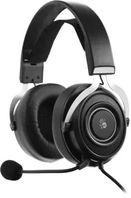 Наушники с микрофоном A4Tech Bloody G535P, Дуговые, 3.5mm MiniJack +USB, 20Hz-20kHz, 105dB/-44dB, Длина кабеля 2 м, 7.1 виртуальный объемный звук , Черно-серые