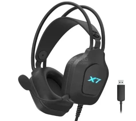 Наушники с микрофоном A4Tech XH-200 USB, 20Hz - 20KHz, 100dB, 16Ohm, 2m