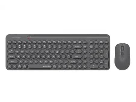 Беспроводная клавиатура + мышь A4TECH FSTYLER FG3300 Air2 Grey, мембранная, 107btns, 2000dpi, 4btns, USB, Серый