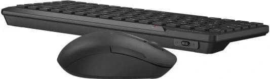 Беспроводная клавиатура+мышь A4tech Fstyler FG2200 Air 2 Black мембранная, 86 клв, ANSI, оптическая, светодиодная, 1200 dpi, 15м, адаптер Type-C, USB ресивер