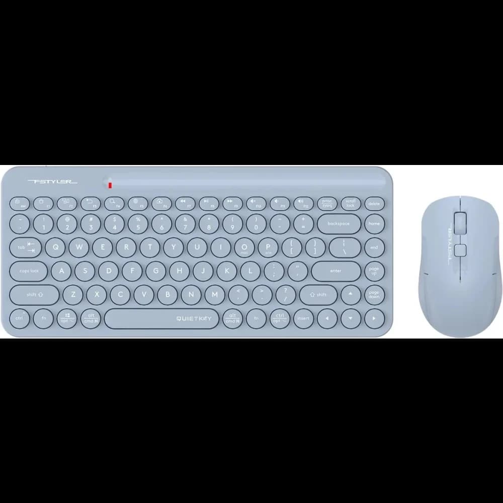 Комплект клавиатура и мышь A4Tech Fstyler FG3200 Air 2 (86 клавиш, 2000 dpi, 15 м) синий