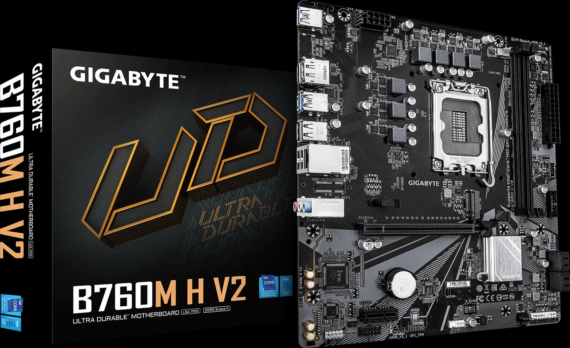 Матплата Gigabyte B760M H V2