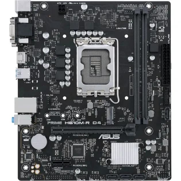 Матплата MAXSUN Challenger H610M-R V2, LGA1700, Intel H610, 2xDDR4 PC25600, 1xPCI-E16X, 1xPCI-E1x, Sound8Ch, GBLAN, 3SATA+M.2, mATX, 4USB3.2+6USB2.0, VGA, HDMI