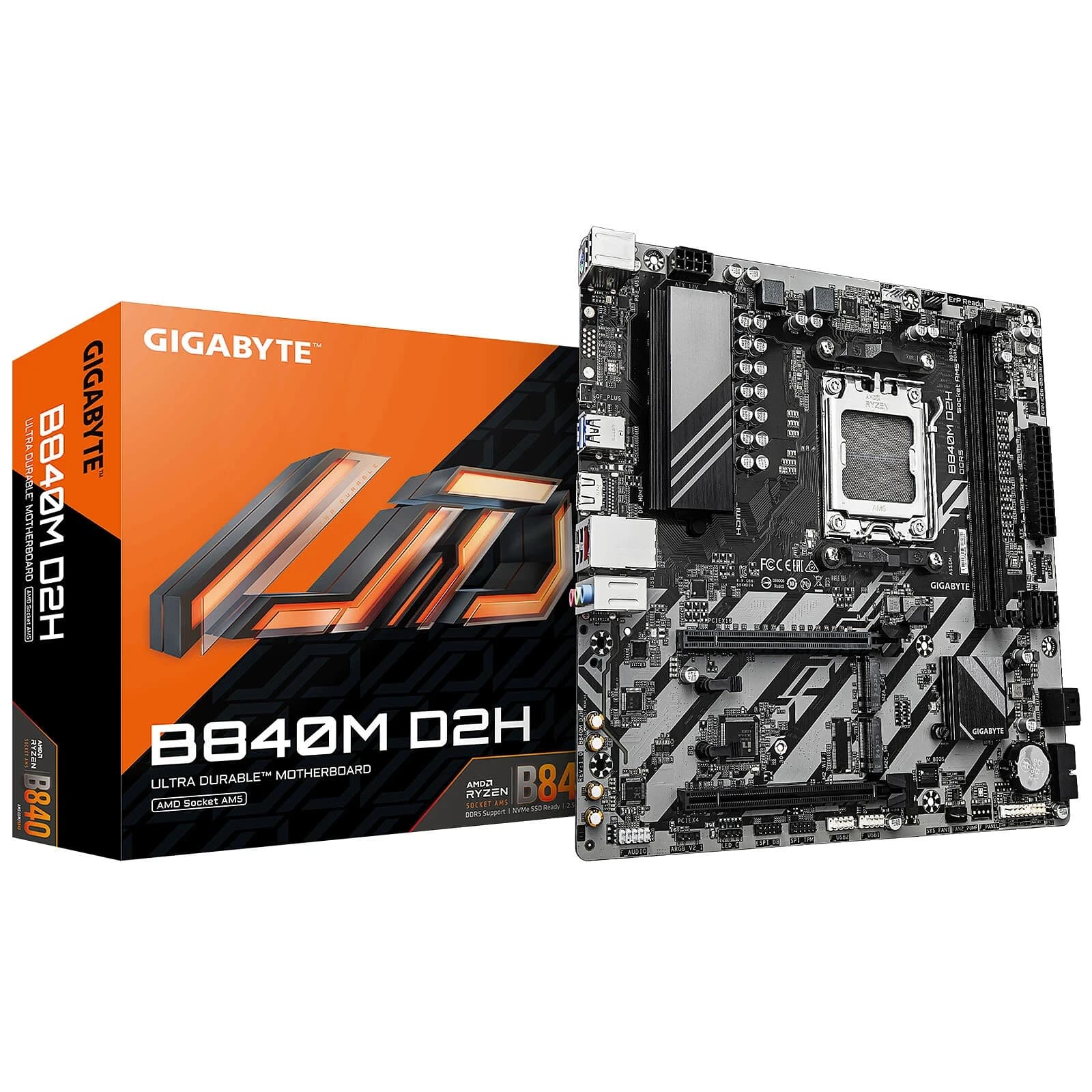 Материнская плата AM5 GIGABYTE B840M D2H