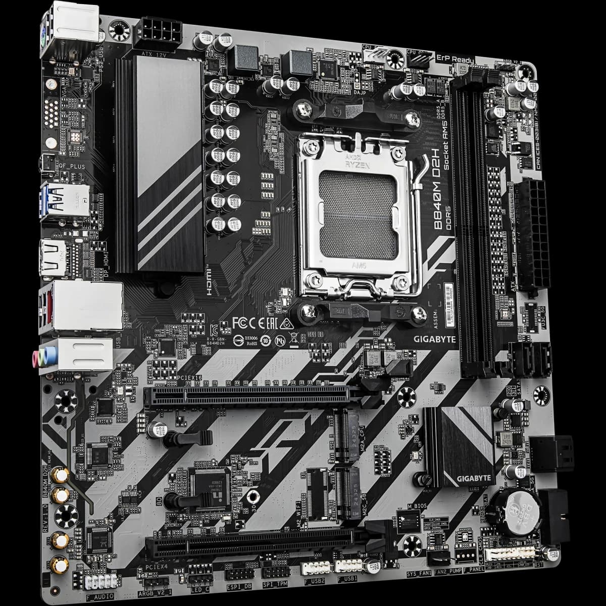 Материнская плата AM5 GIGABYTE B840M D2H