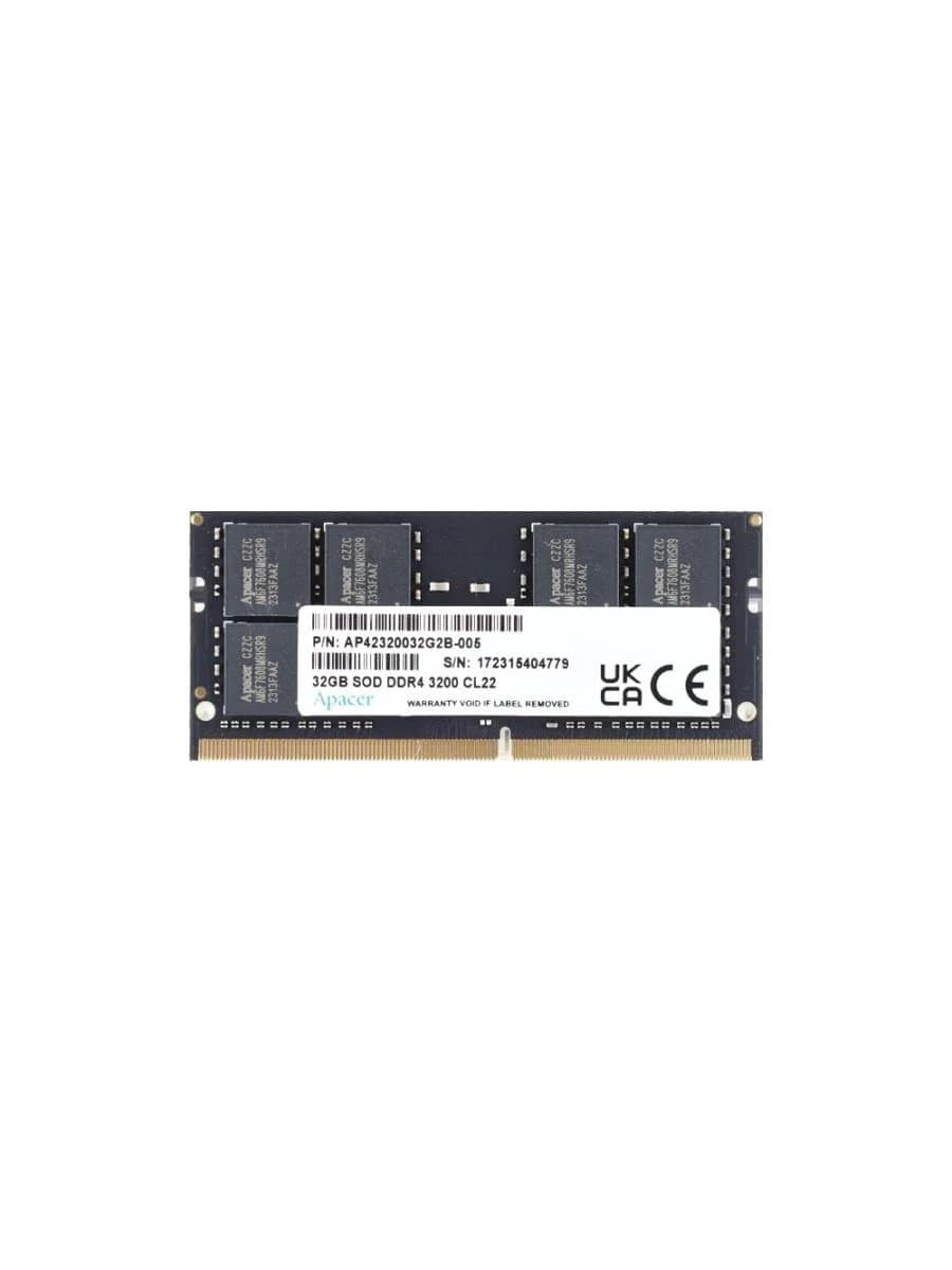 Оперативная память для ноутбука DDR4 SODIMM 4GB APACER (3200MHz) CL22 [D23 27190M0 02]
