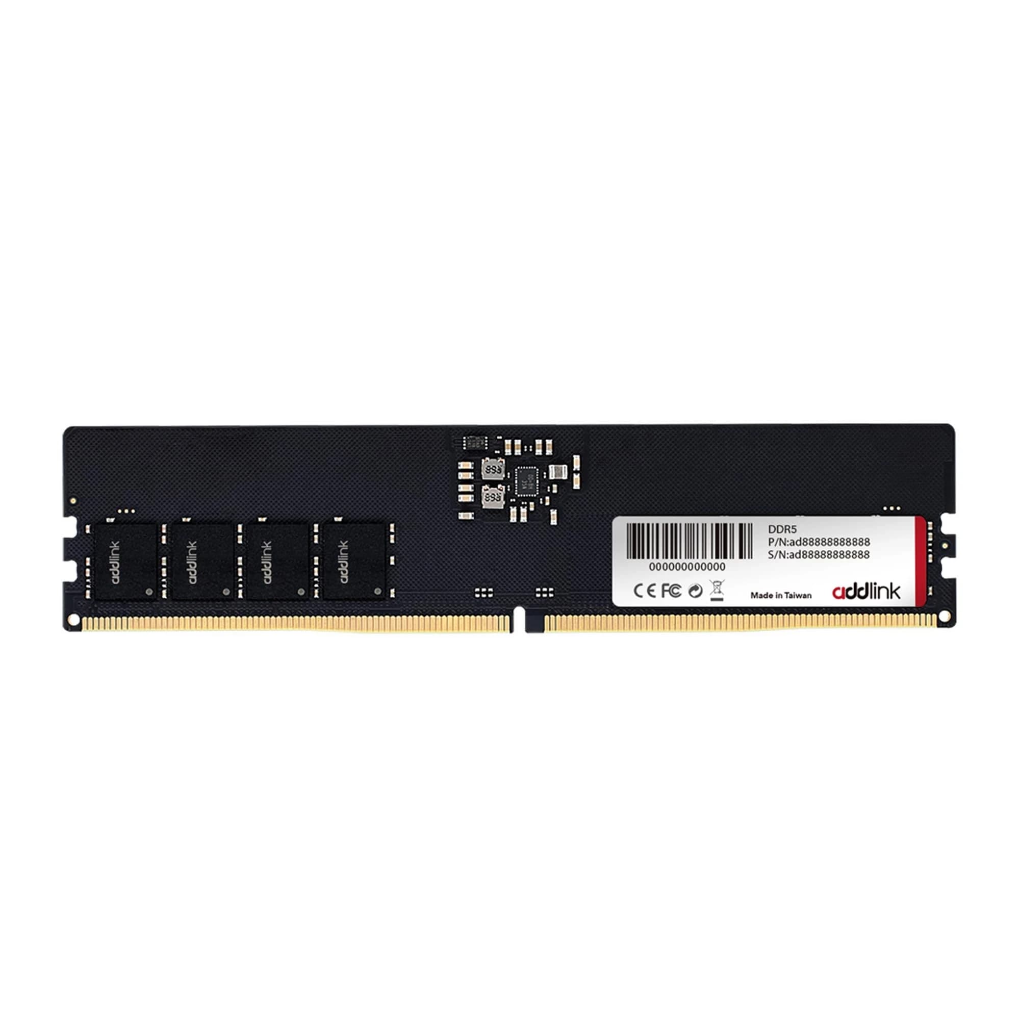 Оперативная память DDR5 16GB ADDLINK Spider P5 5600MHz CL46, UDIMM, BLACK
