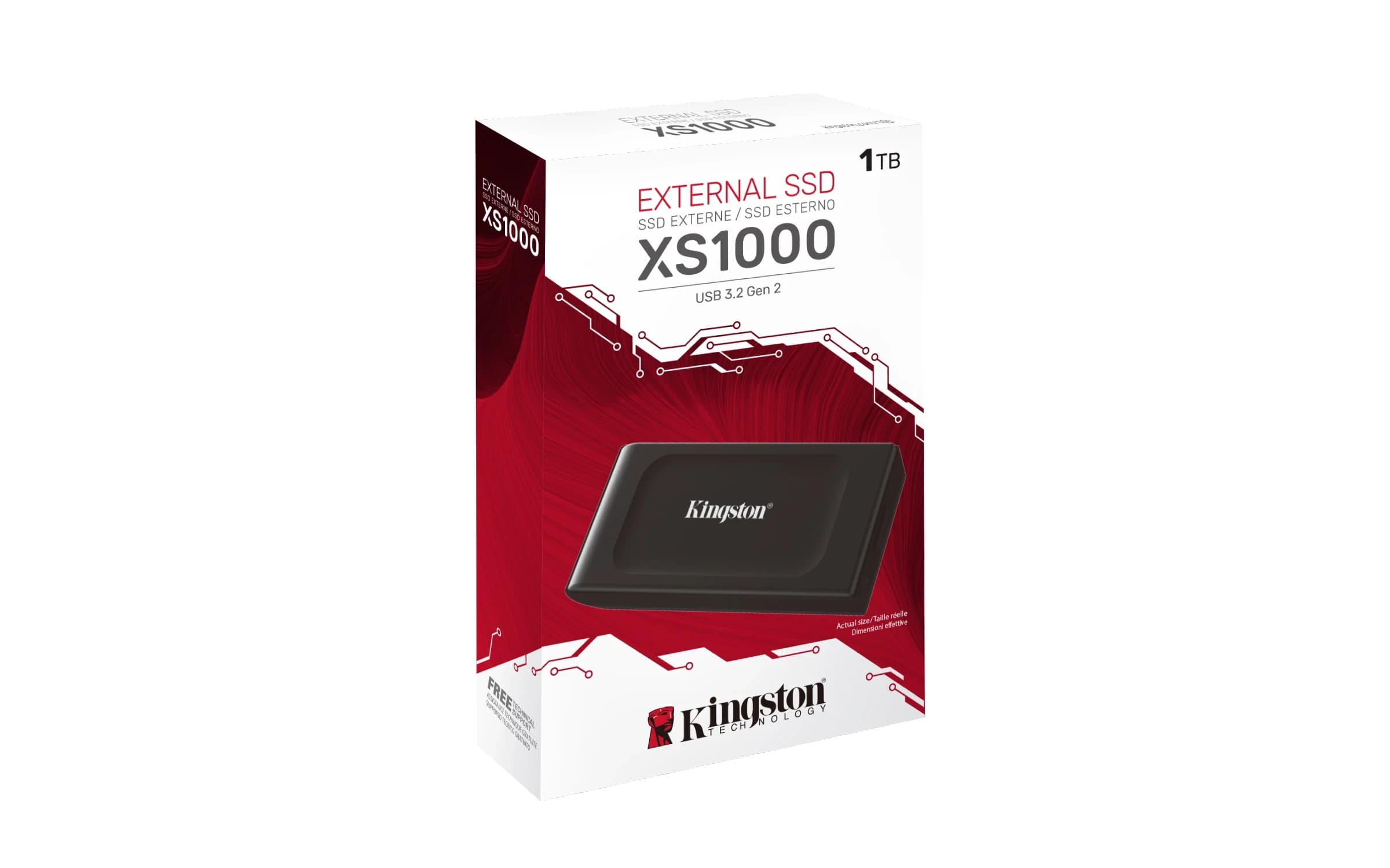 Portable SSD KINGSTON XS1000 1TB USB 3.2 Type-C