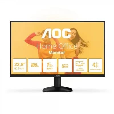 Монитор LCD 23.8 AOC 24B35HM2, VA, Black, 1920x1080, 100Hz, 20000000 : 1, 300cd/m2, 178/178, 1ms, VGA, HDMI